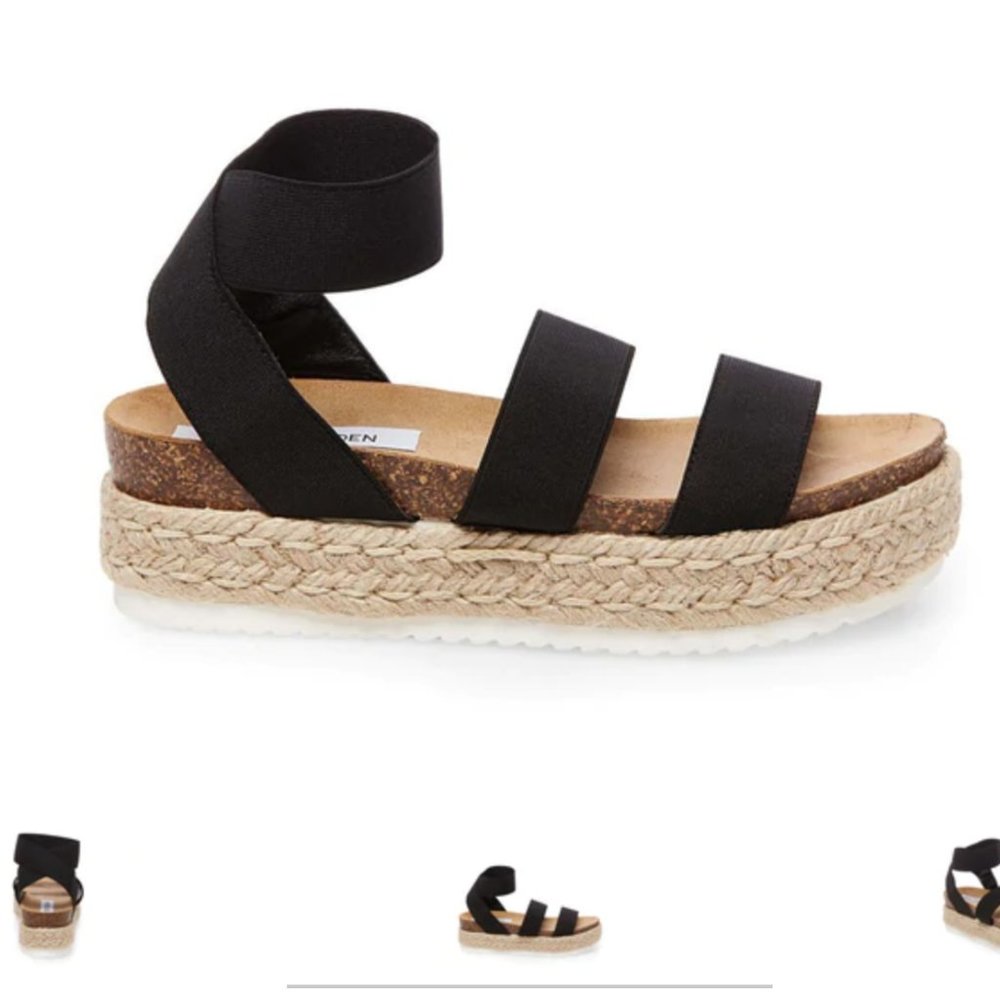 Steve Madden KIMMIE Black Sandal